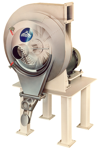 SWECO Turbo-Screen Air Classifiers provides continuous, precise screening of dry materials.